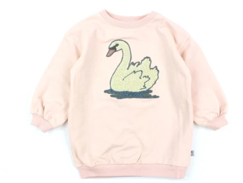 Wheat sweatshirt Terry swan dim rose